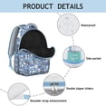 thumbnail image 4 of Dog with Woof and Bark Backpack for School,Cute School Bag,Schoolbag with Adjustable Shoulder Straps & Padded Back,15.3"x11"x7.1".﻿, 4 of 6