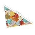 thumbnail image 6 of Bingfone Fall Maple Leaves-Washable Dog Scarf Triangle Adjustable Puppy Bandana Bib Handkerchief For Medium Large Dog Cat, 6 of 9