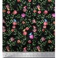 thumbnail image 1 of Soimoi Cotton Duck Fabric Leaves & Floral Print Fabric by The Yard 42 Inch Wide, 1 of 1