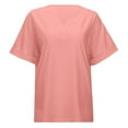 thumbnail image 5 of Afdoent Womens T Shirts Trendy V Neck For Everyday Casual Wear Ideal For Summer With Versatile Styling Options Comfortable Tee Shirts For Women Trendy, 5 of 5