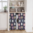 thumbnail image 6 of Easter Bunny Tier Curtains 54 Inch Length, Colorful Eggs Spring Leaves Daisy Navy Blue Cafe Short Curtains for Bathroom Over Sink, Small Kitchen Curtain Light Filtering Drapes 2 Panels 27.5"Wx54"L, 6 of 8