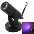 thumbnail image 1 of Trayknick RGB LED Spotlight Lightweight Pinspot Light Purple Black Shell Stage, 1 of 13