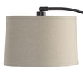 thumbnail image 4 of 70 Inch Arc Floor Lamp, Beige Shade, Adjustable Arm and Height, Dark Bronze, 4 of 6