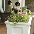 thumbnail image 4 of Step2 Atherton 24" Tall Raised Classic White Outdoor Resin Planter Box, 4 of 28