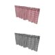 thumbnail image 1 of Cortinas de Café Zulema 2 Piezas con Cenefa para Ventana Rural 51 x 16 Pulgadas, 1 of 8