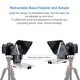 thumbnail image 4 of Telepromter Bestview T3 Mejorado Smartphone / Tablet / DSLR Cámara Teleprompter Prompter con anillo adaptador de lente de control remoto Soporta lente ultra gran angular para voz en el escenario Trans Besview Telepromter, 4 of 7