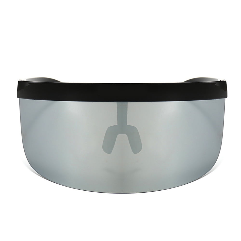 Half Sun Protection Goggles Large Mirror Sun Glasses Half Guard