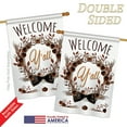 thumbnail image 3 of Breeze Decor BD-FL-H-104092-IP-BO-DS02-US 28 x 40 in. Everyday Floral Impressions Decorative Vertical House Flag - Welcome Y All Cotton Reef Spring, 3 of 4