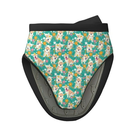 

Qekee SHIBA WITH FLORAL Print Non-Slip Mini Oven Mitt Silicone Oven Mitts Heat Resistant Kitchen Mittens Pinch Mitts Cooking Mitts