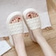 thumbnail image 2 of Amzcrzy Zapatos de mujer,Zapatos de mujer,Zapatillas de mujer, Zapatillas de cuña para mujer, suela gruesa, color boca de pez, informales Sandalias Mujer Zapatillas De Casa, 2 of 4