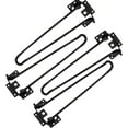 thumbnail image 1 of 4 Pcs 43 cm Folding Table Legs for DIY Folding Camping Table Portable Folding Coffee Table Leg Portable Laptop Table for Picnic Outdoor Cooking, 1 of 5
