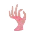 thumbnail image 1 of Linyer Jewelry Display Rack Hand Model Bedroom Dormitory Desk Table Bracelet Chain Link Bangle Jewellery Storage Photo Holder Pink, 1 of 1