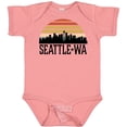 thumbnail image 3 of Inktastic Seattle Washington Skyline Sunset Boys or Girls Baby Bodysuit, 3 of 5