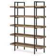 thumbnail image 6 of Signature Design by Ashley Montia 76" 5 Shelf Bookcase, Light Brown, 6 of 9