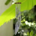 thumbnail image 6 of Wind Chimes for Outside with 12 Metal Tubes Wind Bells, 23 Inches Melody Windchimes Outdoors for Farmhouse Garden Patio Home Decor （Silver）, 6 of 6