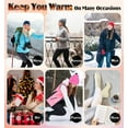 thumbnail image 6 of 4 Pairs Women's Thermal Socks - Thick, Warm, Cozy Crew Socks for Winter Hiking, Running, Gifts, 6 of 7