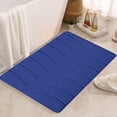 thumbnail image 5 of maho Living Room Bedroom Straight Plush Carpet Floor Mats Bathroom Absorbent Non-slip Mats Kitchen Foot Mats Machine Wash Bathroom Rugs for Bath Tub And Shower Blue on Clearance, 5 of 6