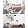 thumbnail image 5 of Sage Green Fall Kitchen Dish Towels for Drying Dishes Set of 4, Thanksgiving Pumpkins Botanical Harvest Waffle Weave Microfiber Hand Tea Bathroom Towels Quick Dry & Absorbent Towel 15.7x23.6, 5 of 7