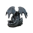 thumbnail image 4 of "Invictus" Crouching Winged Dragon Creeping Forward | DWK Collectible Black Dragon Series, 4 of 4