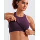 thumbnail image 4 of Top Corto Sin Costuras con Cuello Alto y Textura Acanalada CRZ YOGA Morado XX-S, 4 of 4