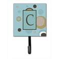 thumbnail image 1 of Carolines Treasures CJ1013-CSH4 Letter C Initial Monogram - Blue Dots Leash Holder Or Key Hook, 1 of 1