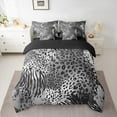 thumbnail image 2 of Castle Fairy Leopard Cheetah Print 7Pcs Bedding Comforter Set for Teen Boys Girls,Abstract Splash Queen Bedding Sets Super Cozy,Animal Print Queen Sheet Sets,Breathable Home Decor, 2 of 8