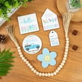thumbnail image 5 of IUAMXWU Hello Spring Theme Welcome Spring Layered Tray Decoration Cute Small Flower Wooden Decorations for Home Kitchen Dining Room Shelf Tabletop Spring Decor (excluding Tray), 5 of 6