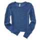 thumbnail image 2 of Aeropostale suéter recortado transparente para mujer, azul, extra pequeño Aeropostale Pull-over, 2 of 2