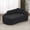 Black, variant on HUTWIFE 68'' Modern Chenille Curved Boneless Cloud Loveseat Couch for Apartment Living Room Bedroom, Milk White
