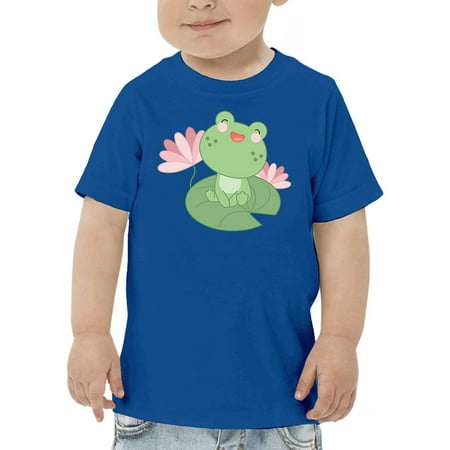 

Cute Frog On A Water Lily Leaf T-Shirt Toddler -Image by Shutterstock 3 Toddler