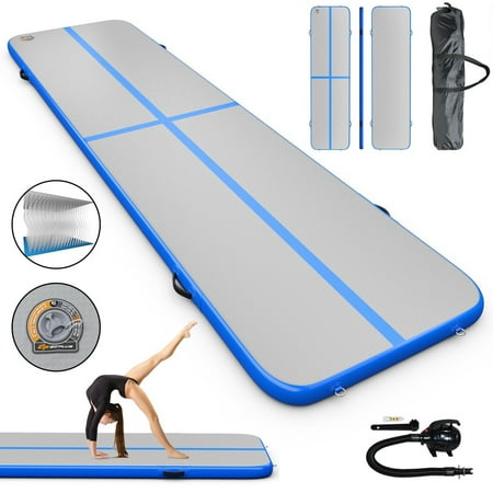 gymnastic tumbling joinable costway inflatable x3