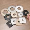 thumbnail image 6 of 2-Pack Wall Split Flange, for 76mm OD Pipe ABS Escutcheon Plate Round Self-Adhesive Plumbing Cover Plates [White], 6 of 6
