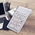thumbnail image 6 of Wired USB Numeric Keypad 18 for Laptop Desktop Lightweight Multifunctional Keyboard , White, 6 of 8