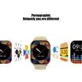thumbnail image 6 of Nkmbld Fitness Watches for Men Sports Watch Bracelet Advanced Bluetooth Calling and Extra Long Battery Life Customised Dials, Gold, 6 of 9