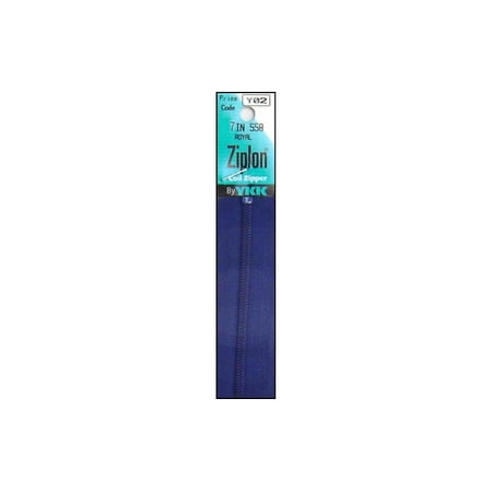- YKK1-7 558 YKK ZIPLON COIL ZIPPER 7 ROYAL