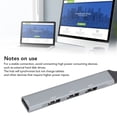 thumbnail image 4 of USB C à 1 Port USB 3.0 Hub, 5Gbps USB C Hub Connecteurs Thermiques pour Lecteur Flash, 4 of 8