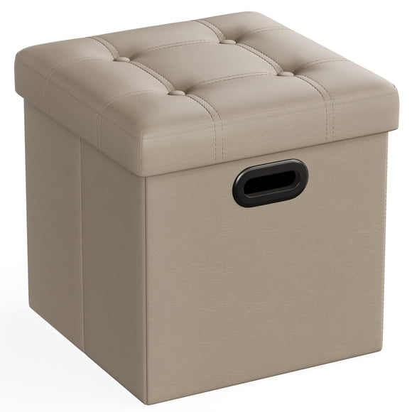Otomana SONGMICS Mazie Collection con almacenamiento de 38 x 38 x 38 cm