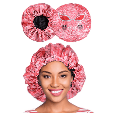 Silky Design Bonnet with Elastic Soft Band, Hair Braid Adjustable Women and Men Bonnets for Sleeping, Comfortable Satin Fabric Bonnet