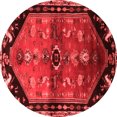 thumbnail image 1 of Ahgly Company Indoor Round Animal Red Traditional Area Rugs, 4' Round, 1 of 4