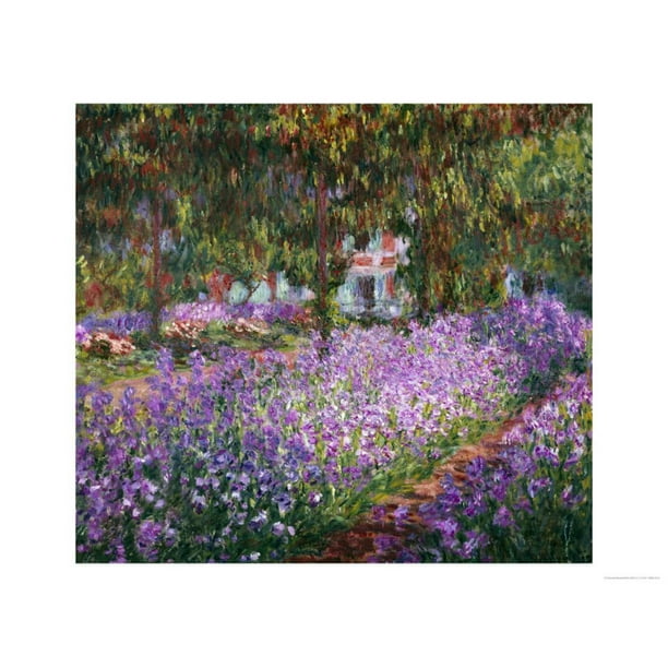 The Artist's Garden At Giverny, c.1900, Botanical Unframed