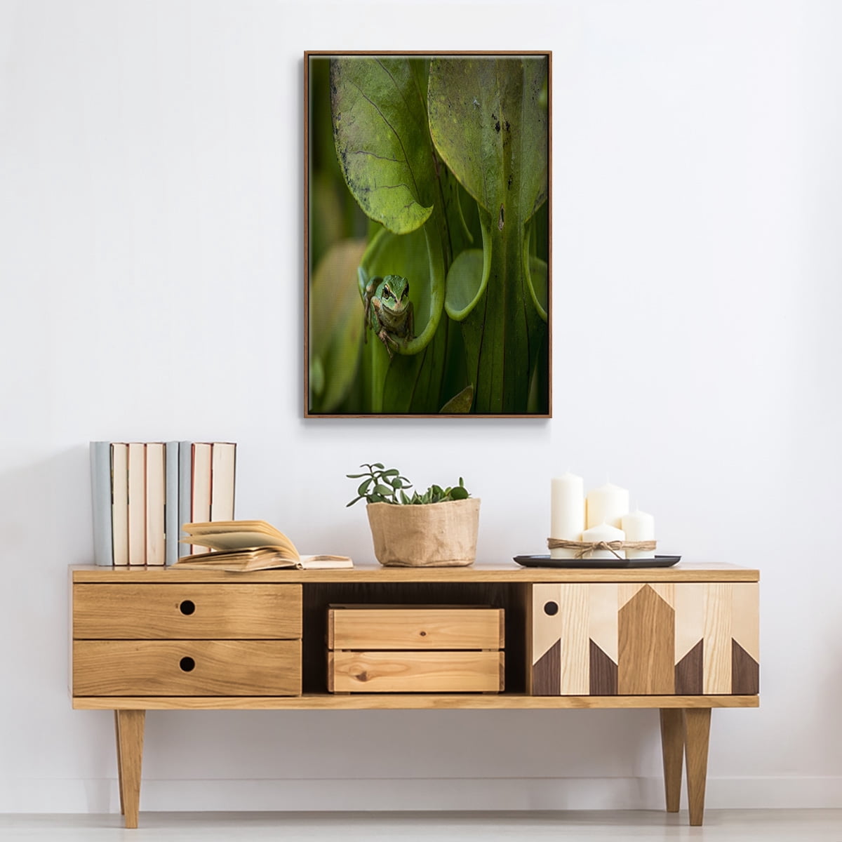 Arboreal Refuge Framed Premium Gallery Wrapped Canvas - Ready to Hang