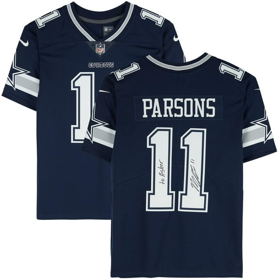 Micah Parsons Dallas Cowboys Autographed Navy Limited Jersey with "To Asher" Inscription - Fanatics Authentic Certified