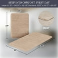 thumbnail image 3 of Somerset Home 2-Piece Memory Foam Striped Bath Mat Set, 3 of 7