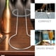 thumbnail image 3 of FOMIYES 2Ud Para Decantador De Vino En Hierro Con Estante Compacto Y Cubierta, 3 of 8