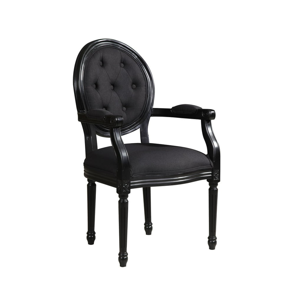 CDI International Furniture French Round Tufted Back Captains Dining