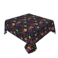 thumbnail image 2 of Wukai Rainbow Jellyfishes Waterproof Tablecloth for Kitchen Dining, Fits Square Tables for 2-4 Seats -60"x60", 2 of 7