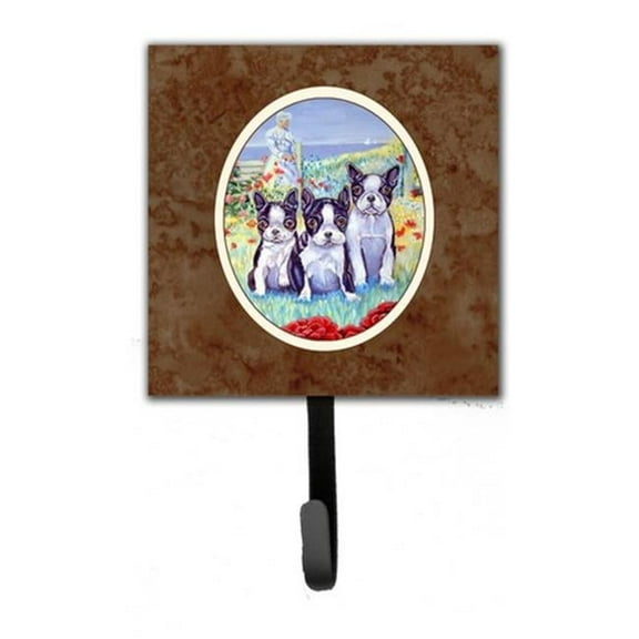 Boston Terrier Trio Leash or Key Holder