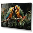 thumbnail image 2 of Designart "Elegant Feathery Whispers I" Parrot Wall Art Prints, 2 of 7