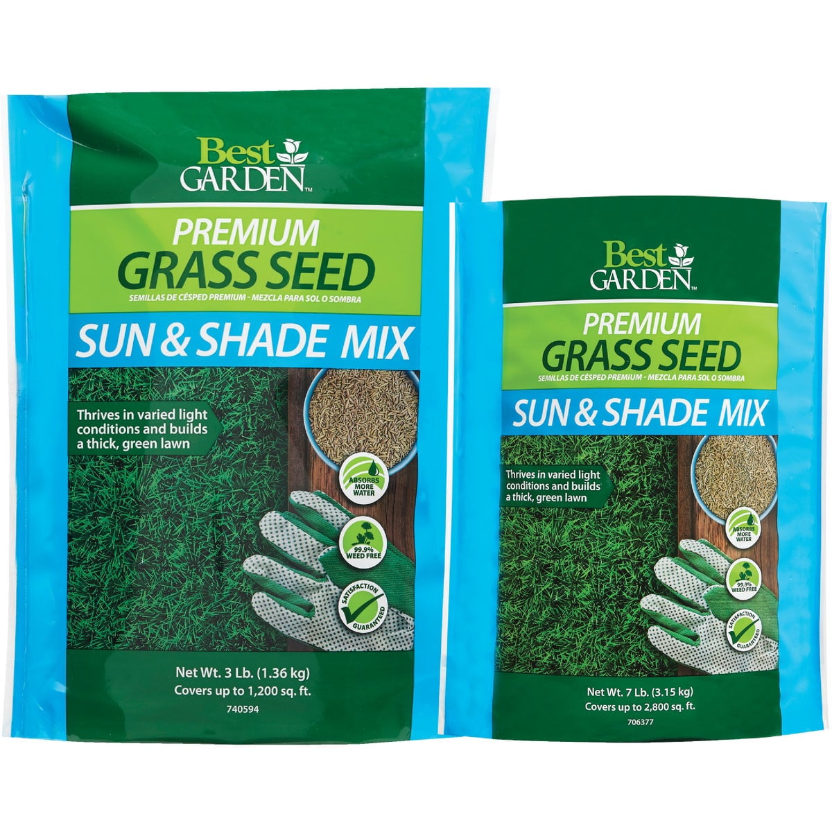 Barenbrug USA Best Garden Premium Sun & Shade Grass Seed