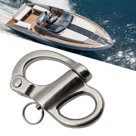 

Stainless Quick Release Boat Anchor Chain Eye Shackle Swivel Hook Snap Marine